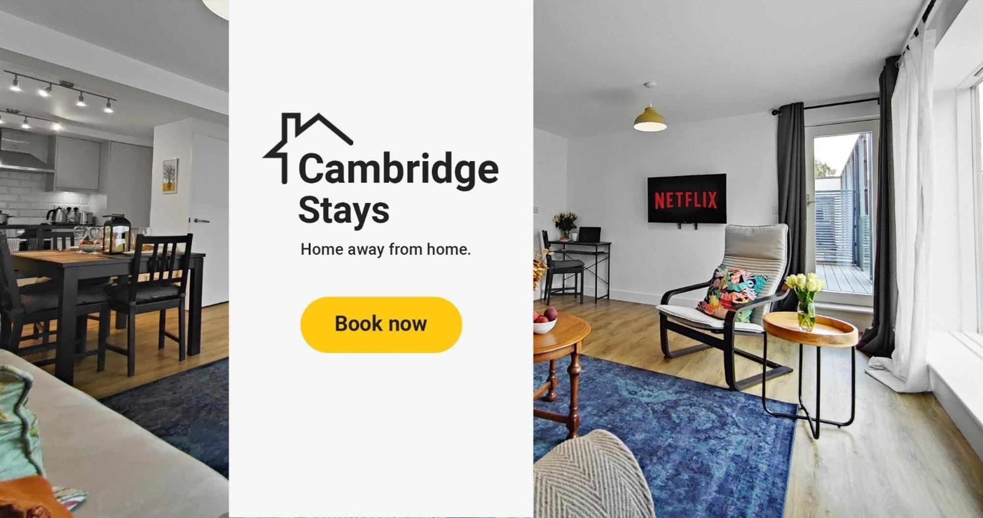 Cambridge Stays Riverside 2Br Flat-Walk To Centre-Parking-Balcony Kültér fotó